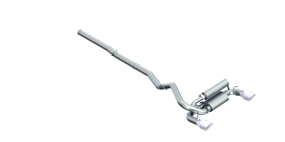 MBRP 3" Cat Back Exhaust System Dual Outlet For 16-18 Ford Focus RS Aluminized Steel S4203AL