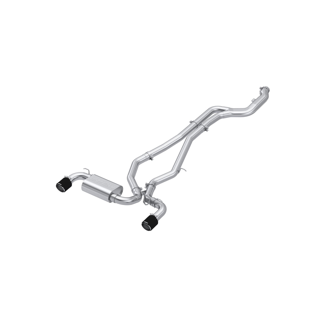 MBRP 20-26 Toyota Supra T304 Stainless Steel 3" Cat Back Dual Rear with Carbon Fiber Tips S43003CF