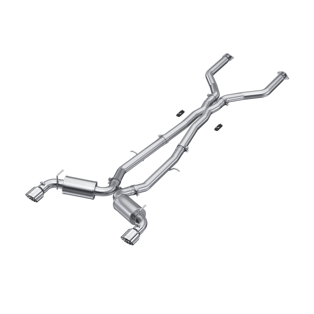 MBRP 3" Cat Back Exhaust System Dual Rear For 17-22 Infiniti Q60 3.0L RWD/AWD T304 Stainless Steel S4404304