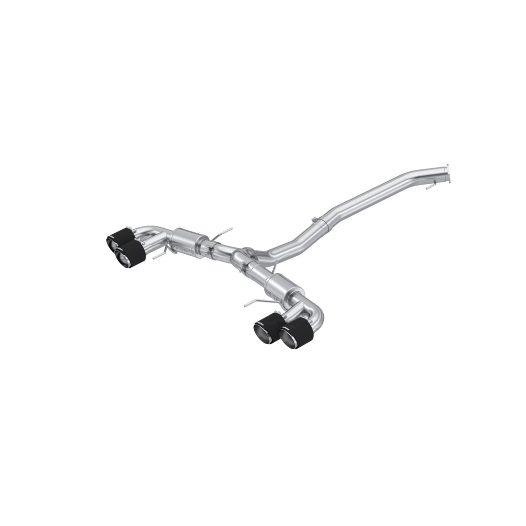 MBRP 2009-2024 Nissan GT-R 3.8L Armor Pro T304 Stainless Steel 3.5" Cat-Back Dual Split Rear with Quad S44073CF