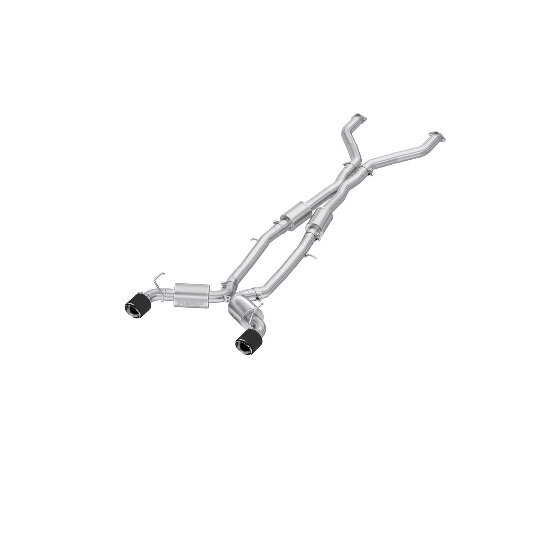 MBRP 2023-Up Nissan Z 3.0L Armor Pro 3" Cat-Back Dual Rear Exit T304 with Carbon Fiber Tips S44083CF