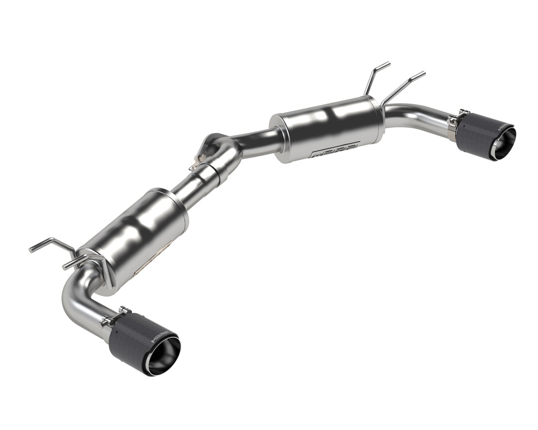 MBRP 2019-Up Mazda 3 Hatchback FWD/AWD 2.5/2.5T Armor Pro T304 Stainless Steel 2.5" Axle-Back Dual Split S44503CF