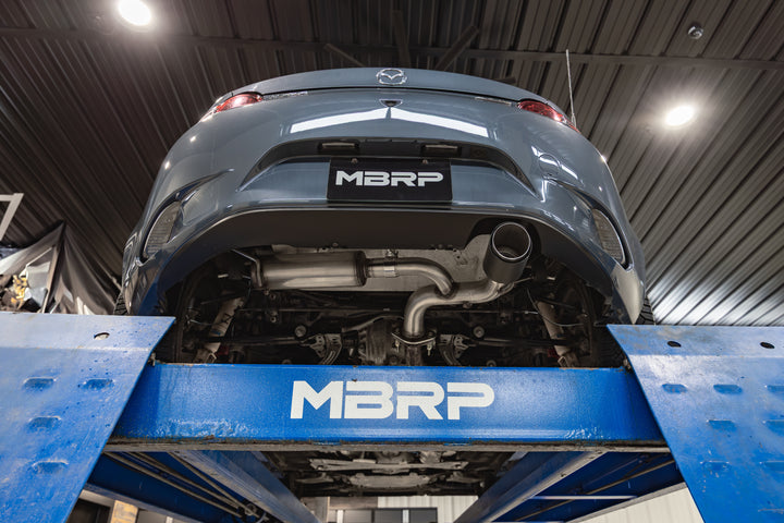 MBRP 16-Up Mazda MX-5 Miata 2.0L, Armor Pro T304 Stainless Steel 2.5" Axle-Back with Carbon Fiber Tip S44523CF