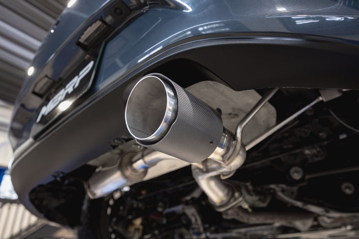 MBRP 16-Up Mazda MX-5 Miata 2.0L, Armor Pro T304 Stainless Steel 2.5" Axle-Back with Carbon Fiber Tip S44523CF