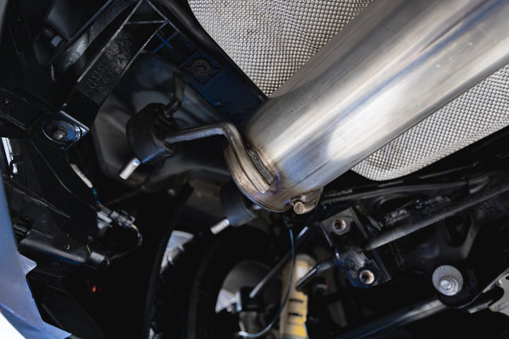 MBRP 16-Up Mazda MX-5 Miata 2.0L, Armor Lite Aluminized Steel 2.5" Axle-Back with Polished Tip S4452AL