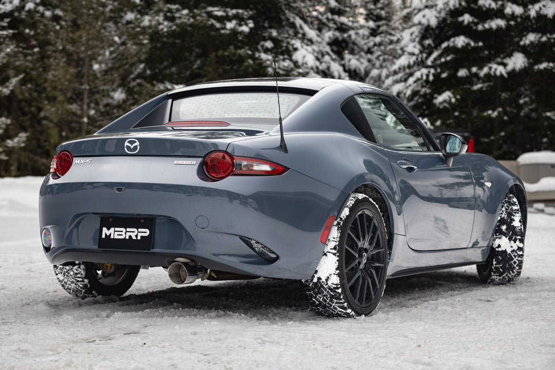 MBRP 16-Up Mazda MX-5 Miata 2.0L, Armor Lite Aluminized Steel 2.5" Axle-Back with Polished Tip S4452AL