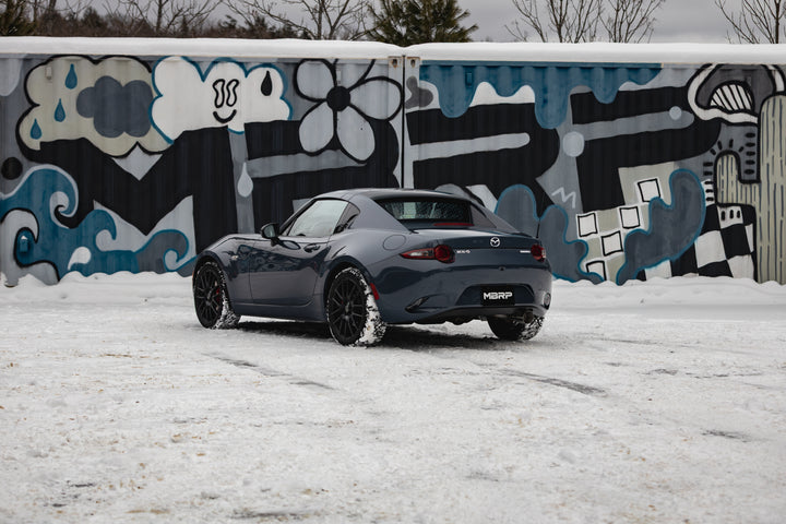 MBRP 16-Up Mazda MX-5 Miata 2.0L, Armor Lite Aluminized Steel 2.5" Axle-Back with Polished Tip S4452AL