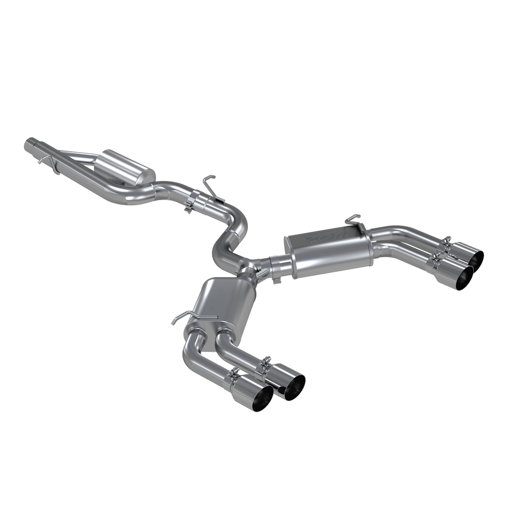 MBRP Audi 3" Cat back Dual Rear Armor Pro Series For 15-20 Audi S3 S4601304