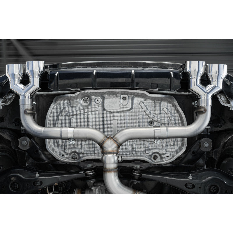 MBRP 2015-2019 Volkswagen Golf Armor Pro 3" Cat Back Quad Split Rear T304 Stainless Steel Exit Exhaust S4603304