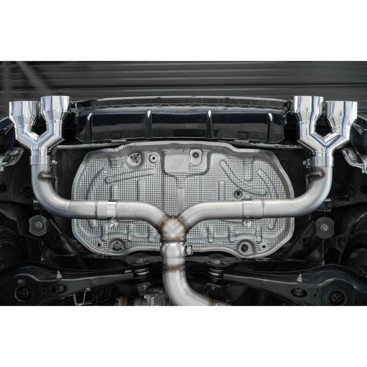 MBRP 2015-2019 Volkswagen Golf Armor Pro 3" Cat Back Quad Split Rear T304 Stainless Steel Exit Exhaust S4603304