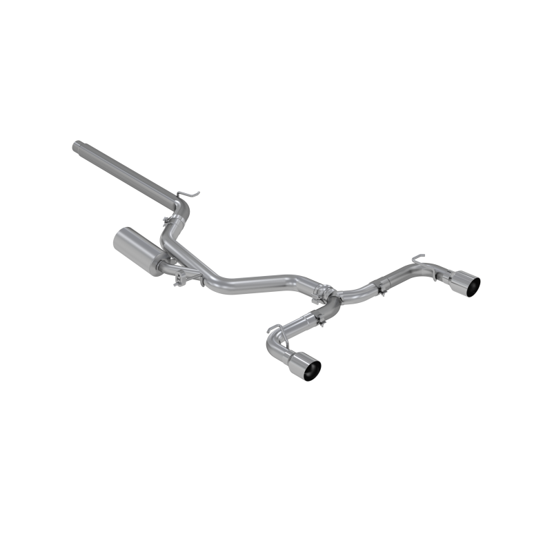 MBRP 2015-2021 Volkswagen Golf Armor Pro 3" Cat Back Dual Split Rear Exit T304 Stainless Steel Exhaust S4606304