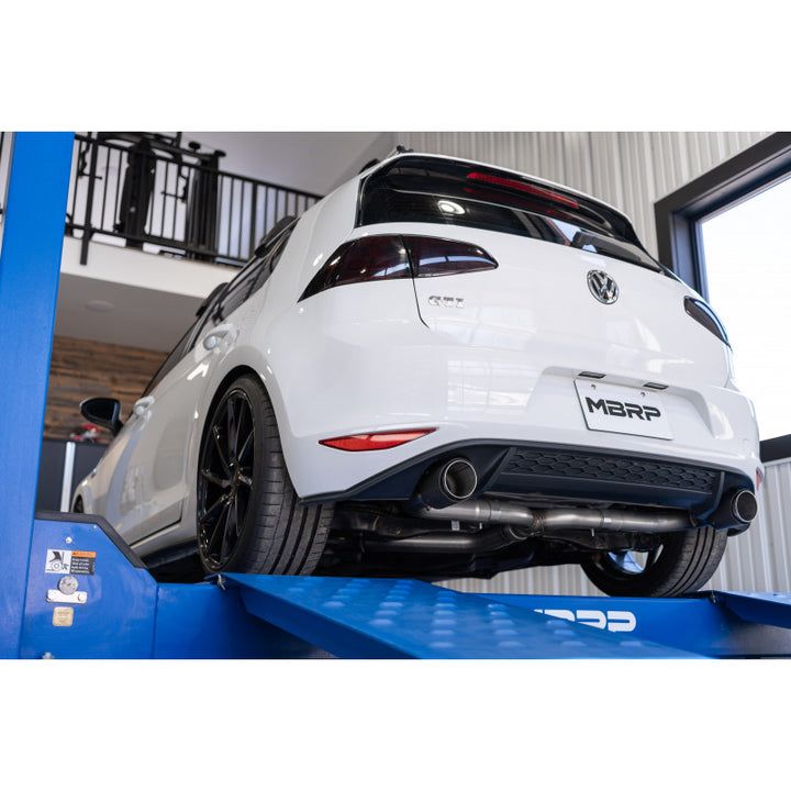 MBRP 2015-2021 Volkswagen Golf Armor Pro 3" Cat Back Dual Split Rear Exit T304 Stainless Steel Exhaust S4606304