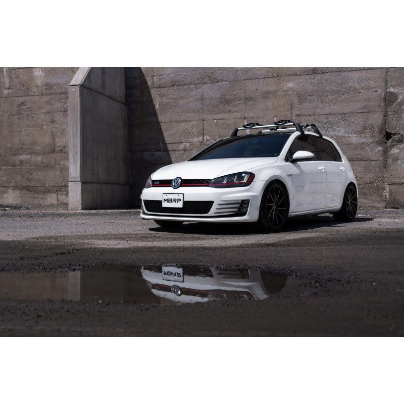 MBRP 2015-2021 Volkswagen Golf Armor Pro 3" Cat Back Dual Split Rear Exit T304 Stainless Steel Exhaust S4606304