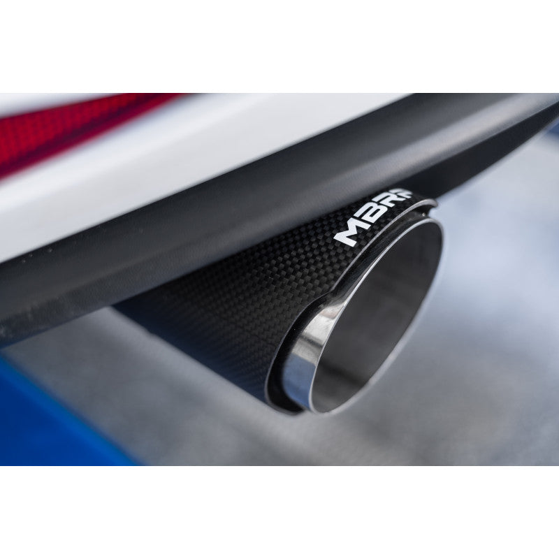 MBRP 2015-2021 Volkswagen Golf Armor Pro 3" Cat Back Dual Split Rear Exit T304 Stainless Steel with Carbon S46063CF