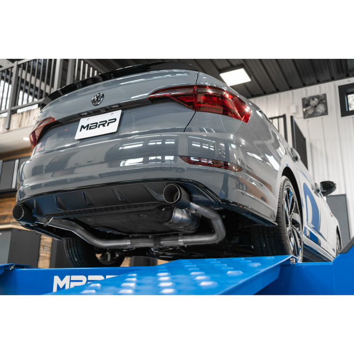 MBRP 2019-2021 VW Jetta GLI Armor Pro 3" Cat Back Dual Rear Exit T304 Stainless Steel Exhaust System S4608304
