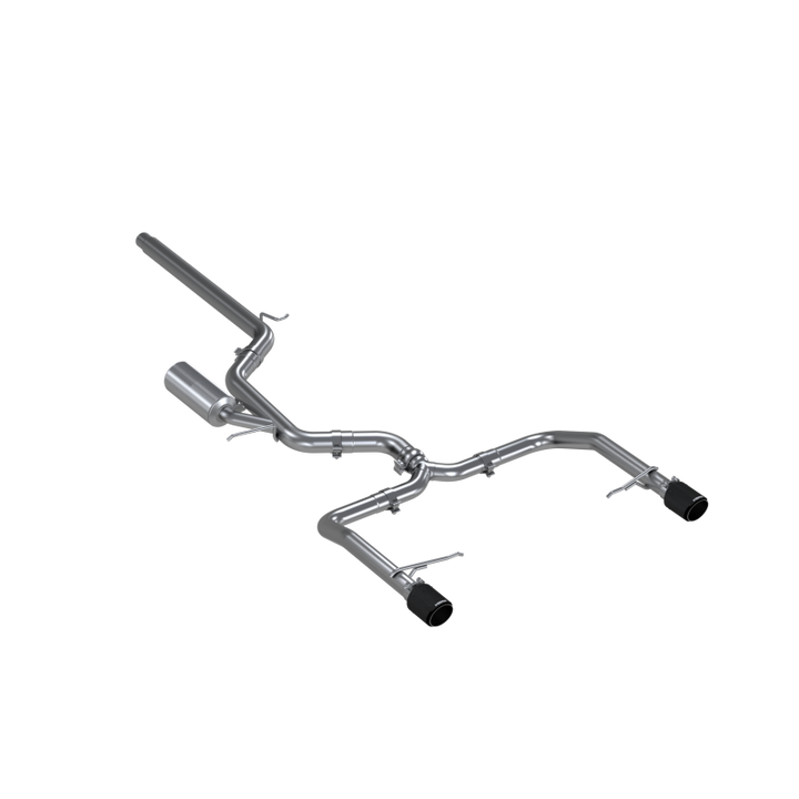 MBRP 2019-2021 VW Jetta GLI Armor Pro 3" Cat Back Dual Rear Exit T304 Stainless Steel with Carbon Fiber S46083CF