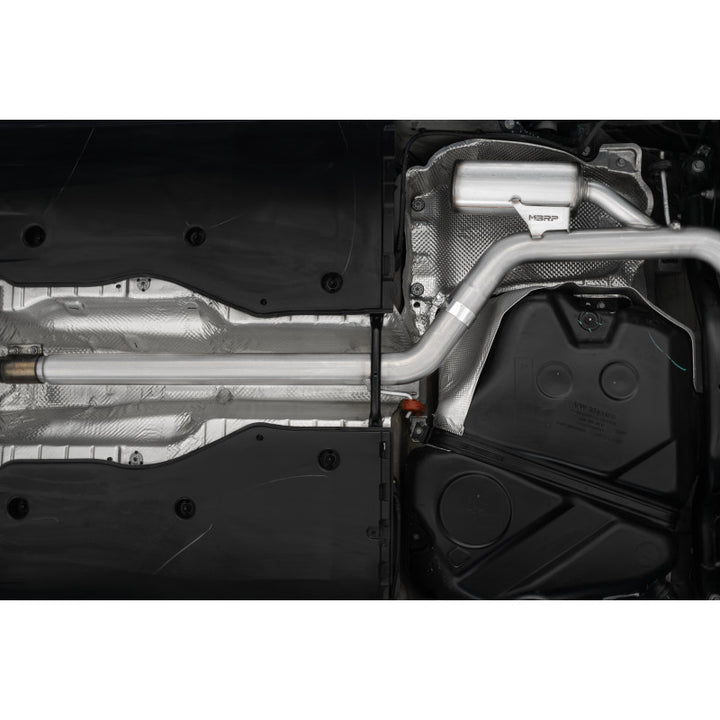 MBRP 2019-2021 VW Jetta GLI Armor Pro 3" Cat Back Dual Rear Exit T304 Stainless Steel with Carbon Fiber S46083CF