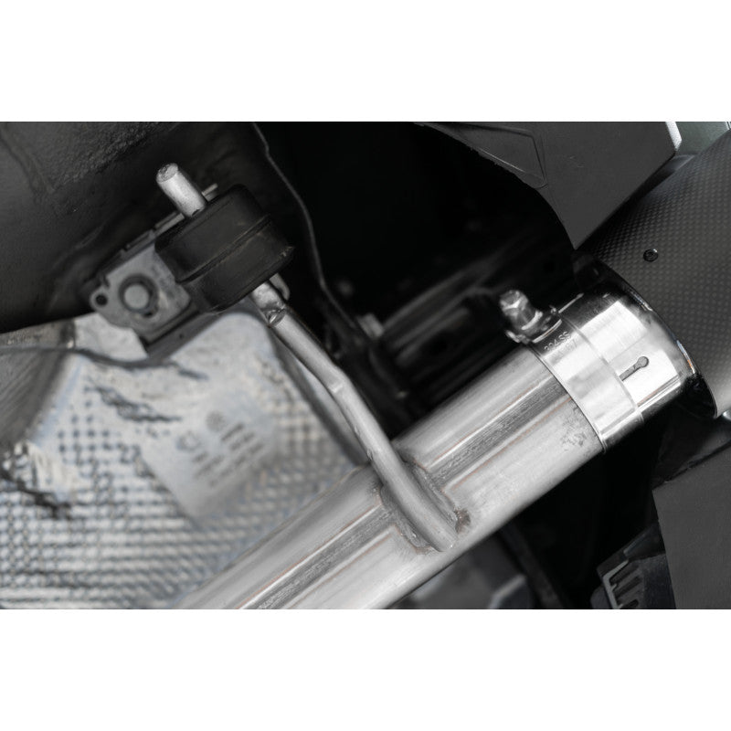 MBRP 2019-2021 VW Jetta GLI Armor Pro 3" Cat Back Dual Rear Exit T304 Stainless Steel with Carbon Fiber S46083CF