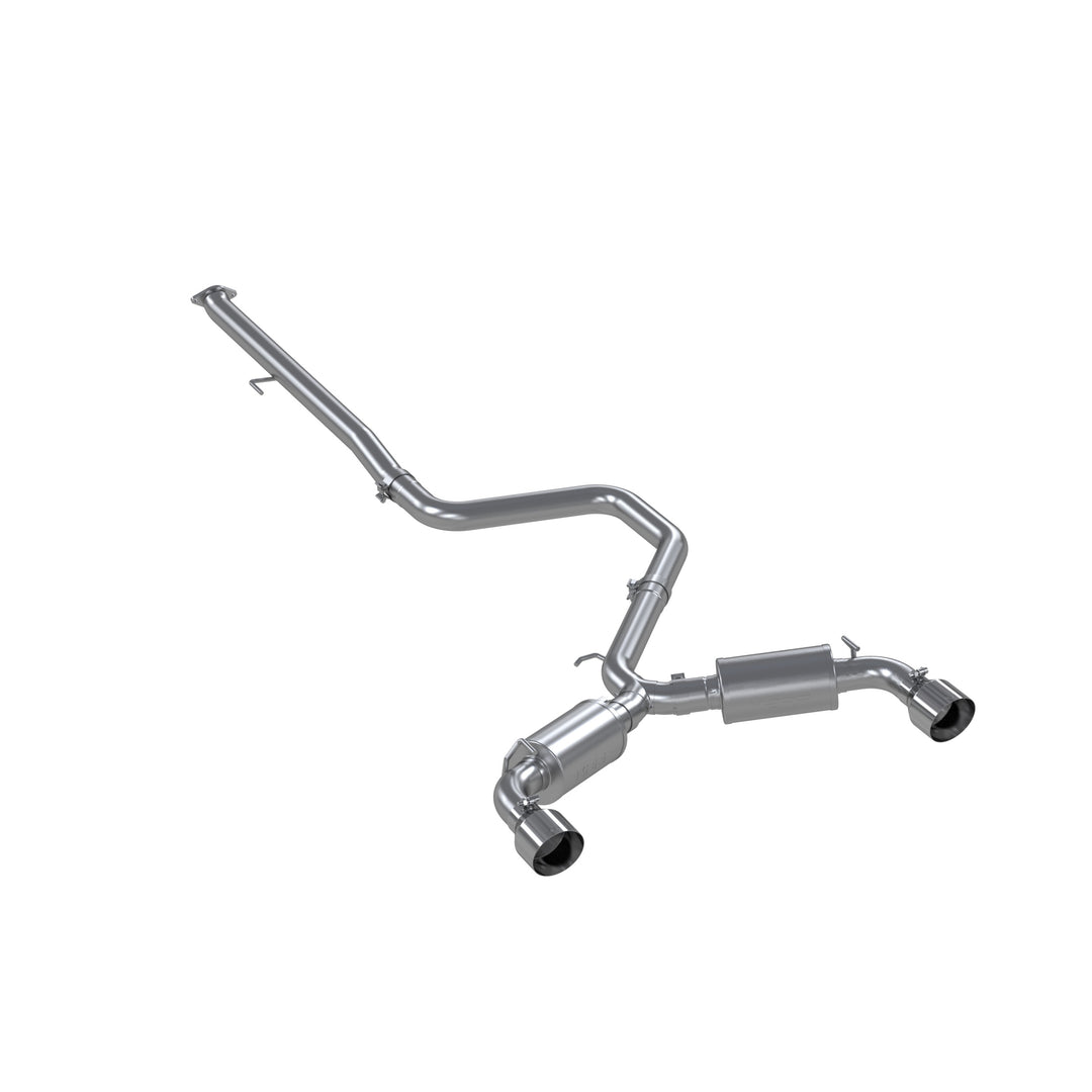 MBRP 3" Cat-Back Dual Split Rear (2) 5" OD Tips Included 19-22 Hyundai Veloster N Aluminized Steel S4706AL