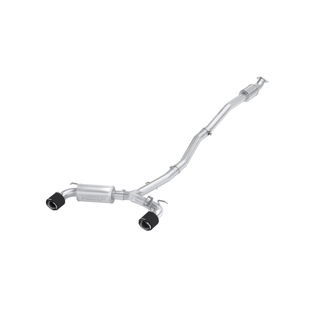 MBRP 2022-2023 Hyundai Kona N 2.0L Turbo Armor Pro T304 Stainless Steel 3" Cat-Back Dual Rear with Carbon S47093CF