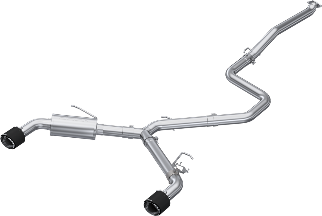 MBRP 2022-Up Hyundai Elantra N 2.0L Turbo Armor Pro T304 Stainless Steel 3" Cat-Back Dual Split Rear S47103CF