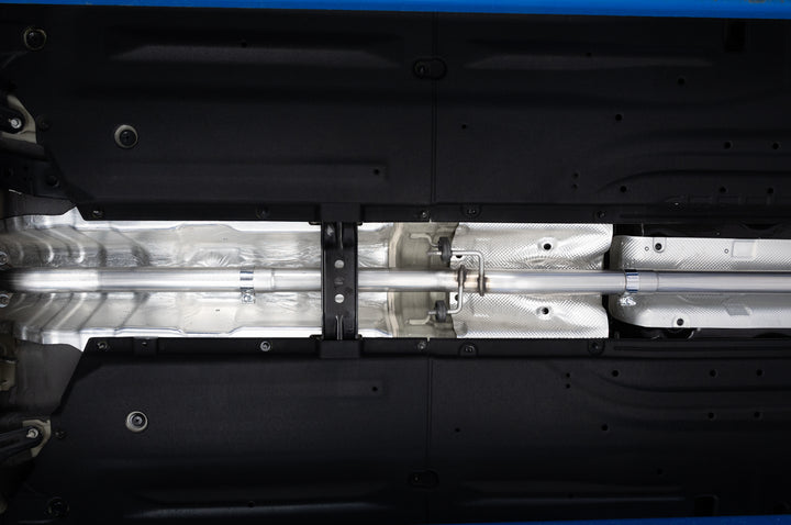 MBRP 21-23 Hyundai Sonata N Line 2.5L Turbo, Armor Lite 2.5" Cat-Back Dual Split Rear Quad Outlet, Tips S4715AL