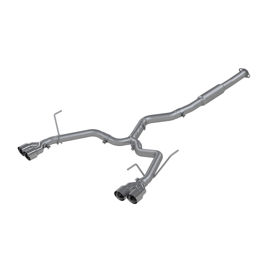 MBRP Subaru 3" Cat Back Exhaust System Dual Split Rear-Quad Tips For 11-21 Subaru Impreza WRX Armor Pro S4802304