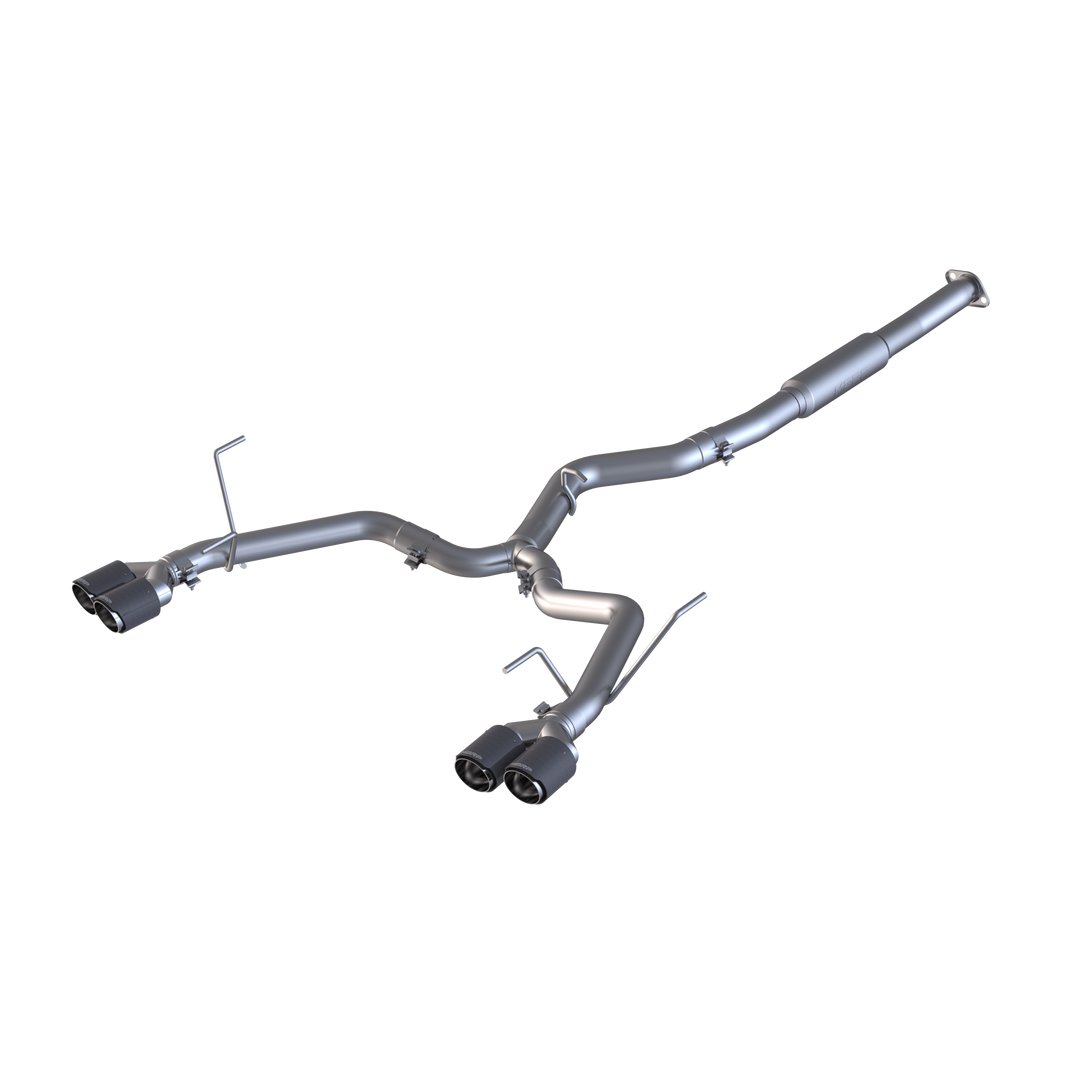 MBRP Armor Pro Subaru 3" Cat Back Exhaust Dual Split Rear-Quad Carbon Fiber Tips For 11-2021 Subaru S48023CF