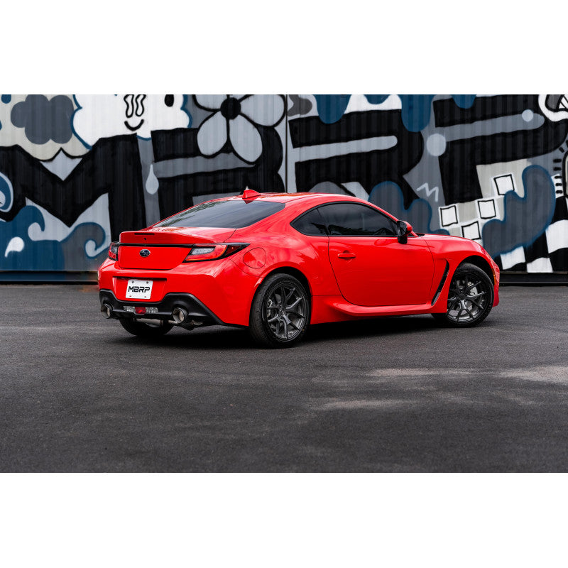 MBRP 13-up Subaru BRZ 17-up Toyota GR86 and 13-16 Scion FR-S T304 3" Cat-Back Dual Split Rear Side Exit S48043CF
