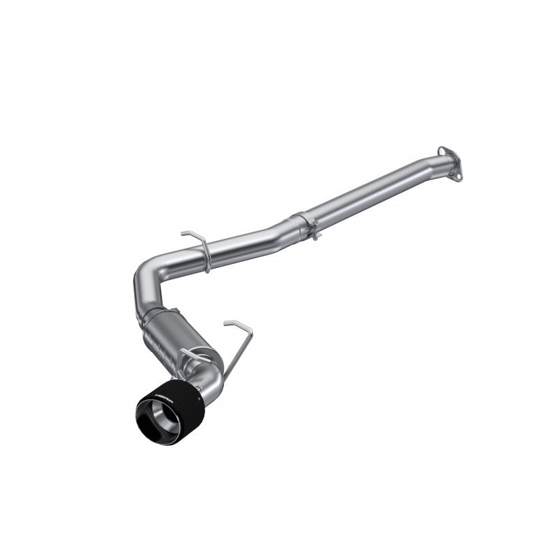 MBRP T304 Stainless Steel 3" Cat-Back Single Rear Exit with Carbon Fiber Tips for 13-Up Subaru BRZ 17-Up S48063CF
