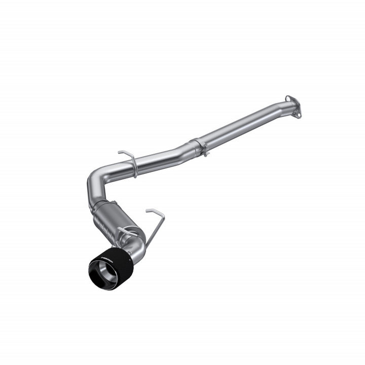 MBRP T304 Stainless Steel 3" Cat-Back Single Rear Exit with Carbon Fiber Tips for 13-Up Subaru BRZ 17-Up S48063CF