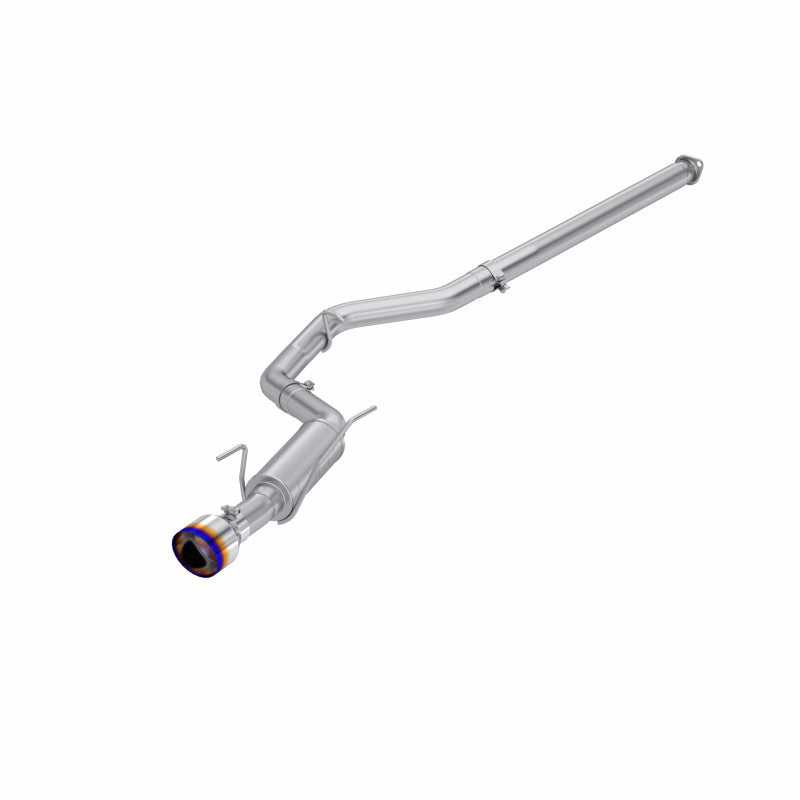 MBRP 22-Up Subaru WRX 2.4L T304 Stainless Steel 3" Cat-Back Single Rear Exit Burnt End Tip S48093BE