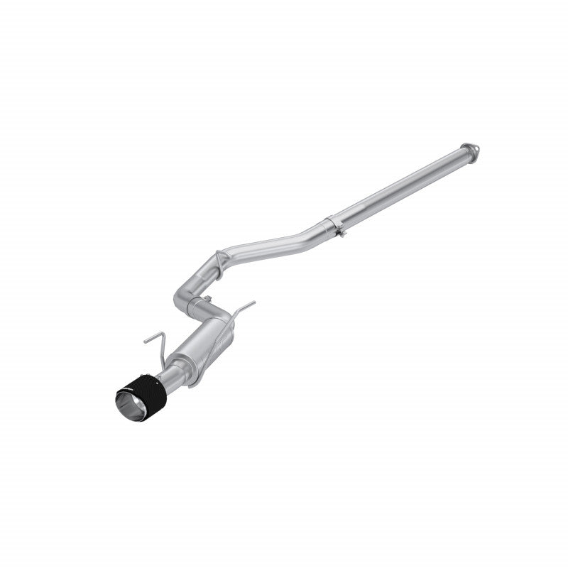 MBRP 22-Up Subaru WRX 2.4L T304 Stainless Steel 3" Cat-Back Single Rear Exit Carbon Fiber Tip S48093CF