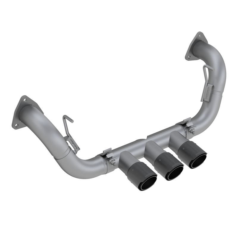 MBRP 17-22 Acura NSX Armor Pro 2.5" Cat Back Triple Rear Exit T304 Stainless Steel with Carbon Fiber Tips S49003CF