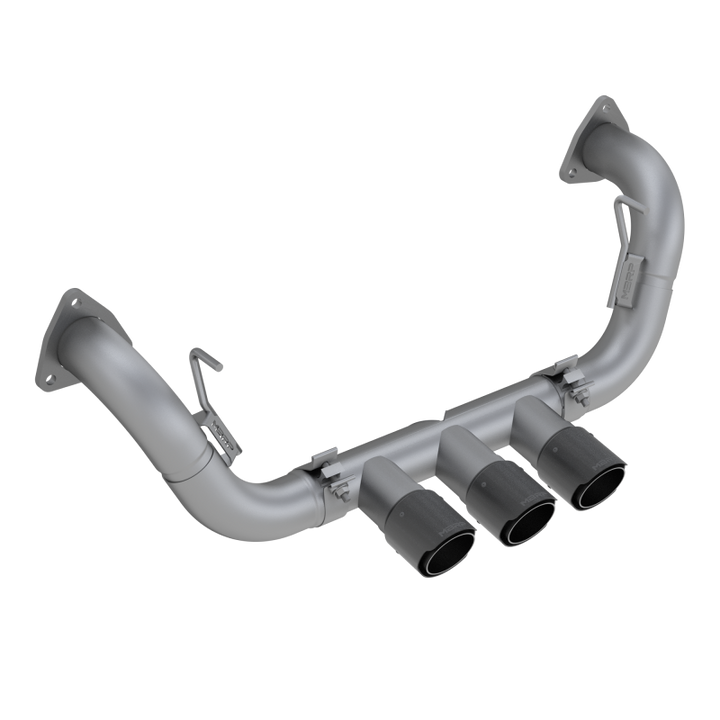 MBRP 17-22 Acura NSX Armor Pro 2.5" Cat Back Triple Rear Exit T304 Stainless Steel with Carbon Fiber Tips S49003CF