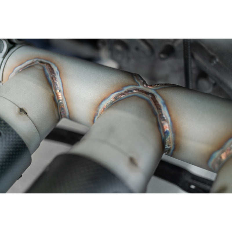 MBRP 17-22 Acura NSX Armor Pro 2.5" Cat Back Triple Rear Exit T304 Stainless Steel with Carbon Fiber Tips S49003CF