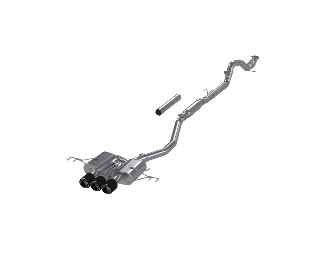 MBRP 23-Up Honda Civic Type R 2.0L 3" Cat-Back Exhaust Armor Pro T304 Stainless Steel Triple Center Outlet S49023CF