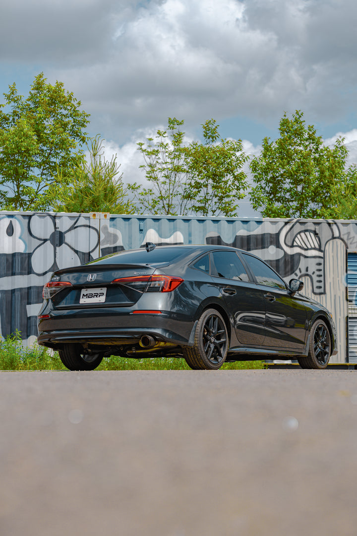 MBRP 22-Up Honda Civic, Sedan Sport 2.0L Armor Pro 2.5" Cat-Back Exhaust with CF Tip, Tour Profile S49053CF