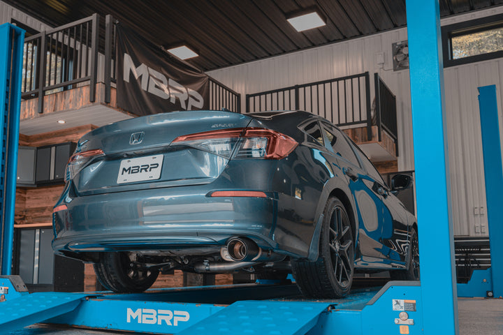 MBRP 22-Up Honda Civic, Sedan Sport 2.0L Armor Pro 2.5" Cat-Back Exhaust with CF Tip, Tour Profile S49053CF