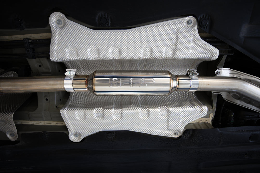 MBRP 22-Up Honda Civic, Sedan Sport 2.0L Armor Pro 2.5" Cat-Back Exhaust with CF Tip, Tour Profile S49053CF