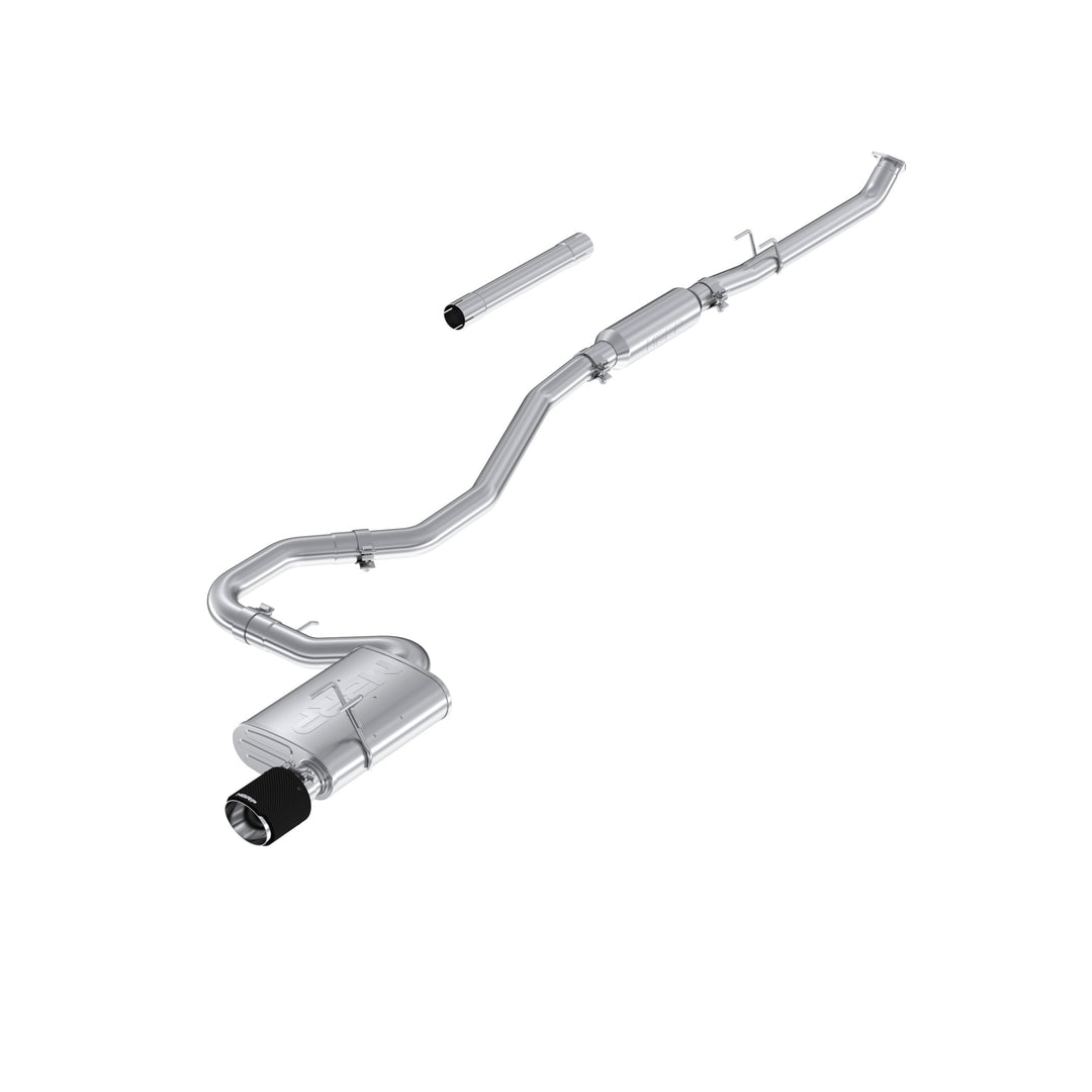 MBRP 22-Up Honda Civic, Sedan Sport 2.0L Armor Pro 2.5" Cat-Back Exhaust with CF Tip, Tour Profile S49053CF