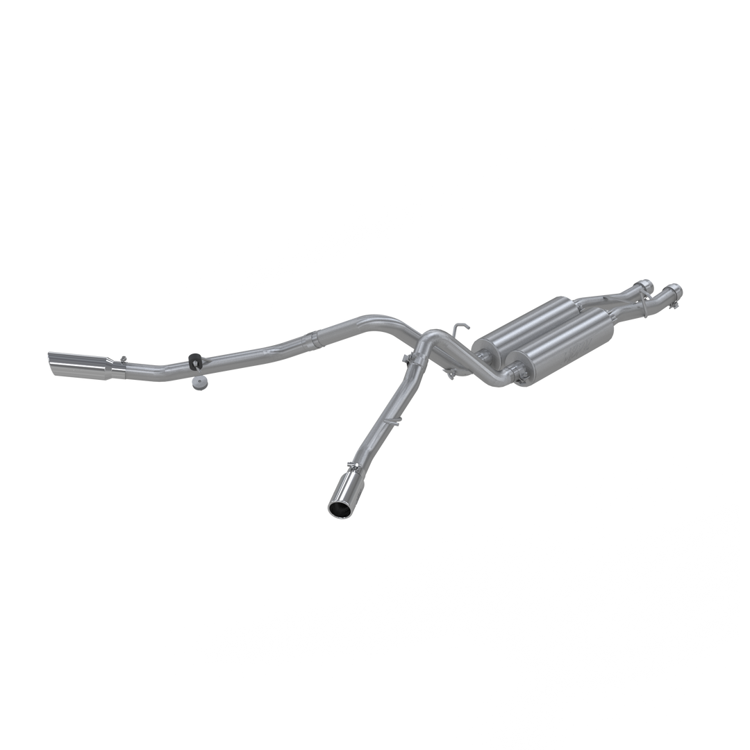 MBRP Cat Back Exhaust Dual Split Side T409 Stainless Steel For 01-06 Silverado/Sierra 1500 HD Classic 6.0L S5008409