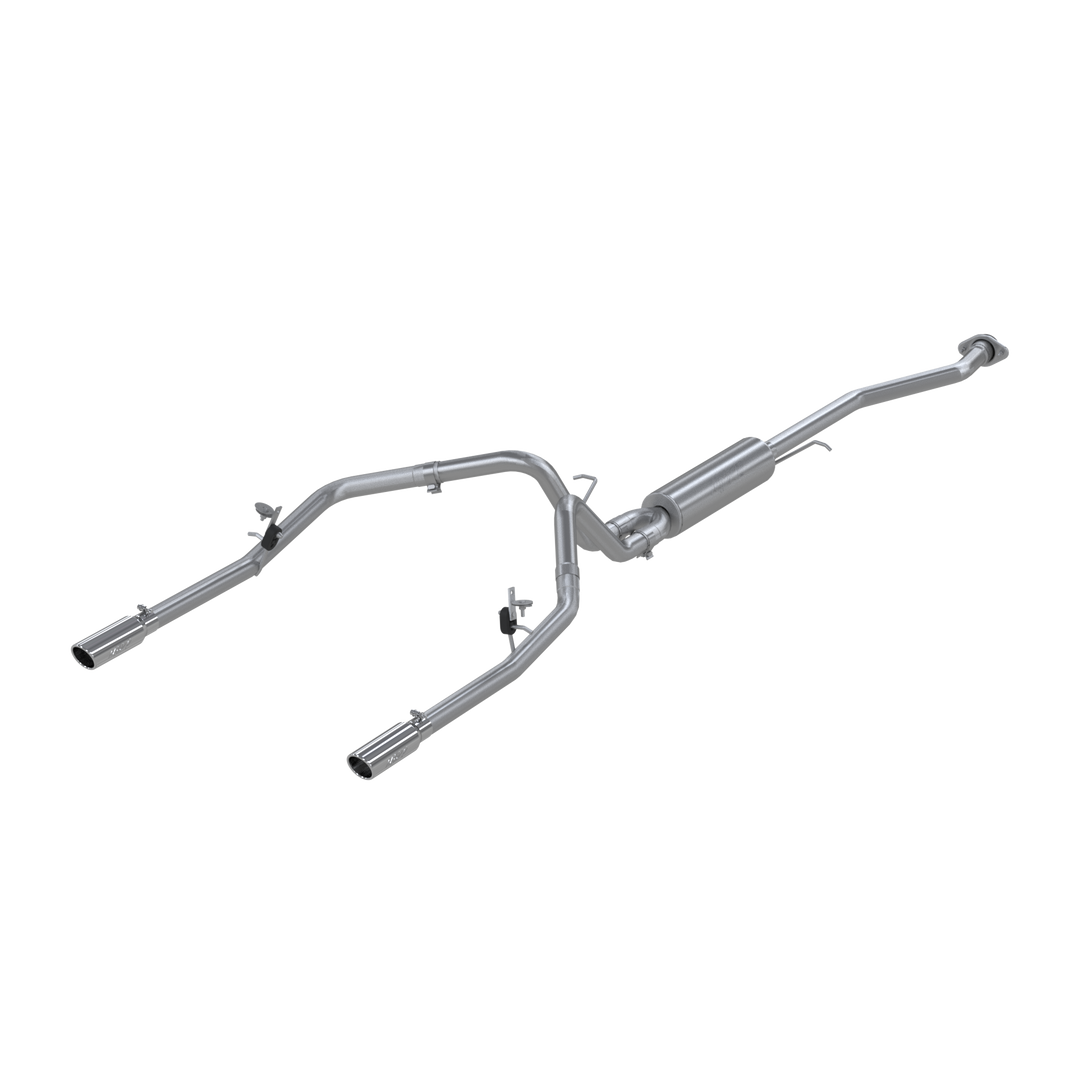 MBRP Cat Back Exhaust Dual Split Rear Aluminized Steel For 03-07 Silverado/Sierra 1500 Ext/Crew Cab Short S5016AL