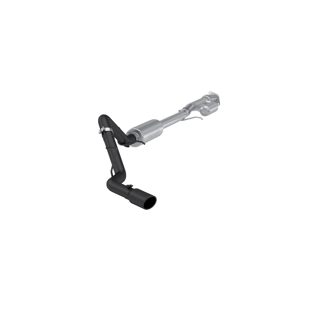 MBRP 2019-Up Silverado/Sierra 1500 2.7L Black-Coated Aluminized Steel 3" Cat-Back Single Side Exit S5019BLK