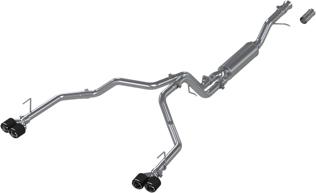 MBRP 21-Up Chevrolet/GMC Tahoe/Yukon 3" Cat Back Dual Split Rear Exhaust System, Armor Pro T304SS S50573CF