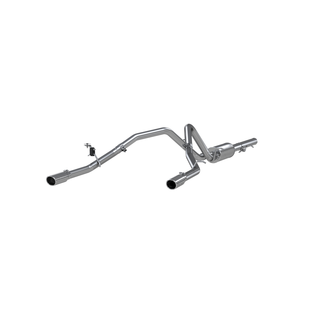 MBRP Cat Back Exhaust Dual Split Rear Aluminized Steel For 09-13 Silverado/Sierra 1500 4.8/5.3/6.0L S5058AL