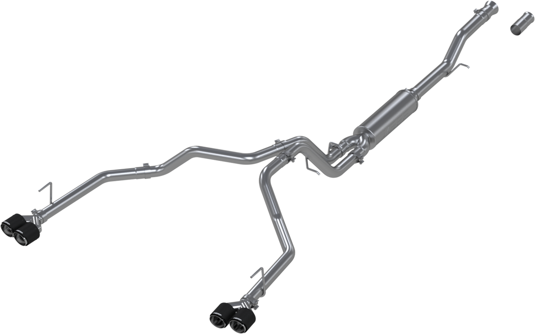 MBRP 21-Up Chevrolet/GMC Suburban/Yukon XL 3" Cat Back Dual Split Rear Exhaust System, Armor Pro T304SS S50593CF