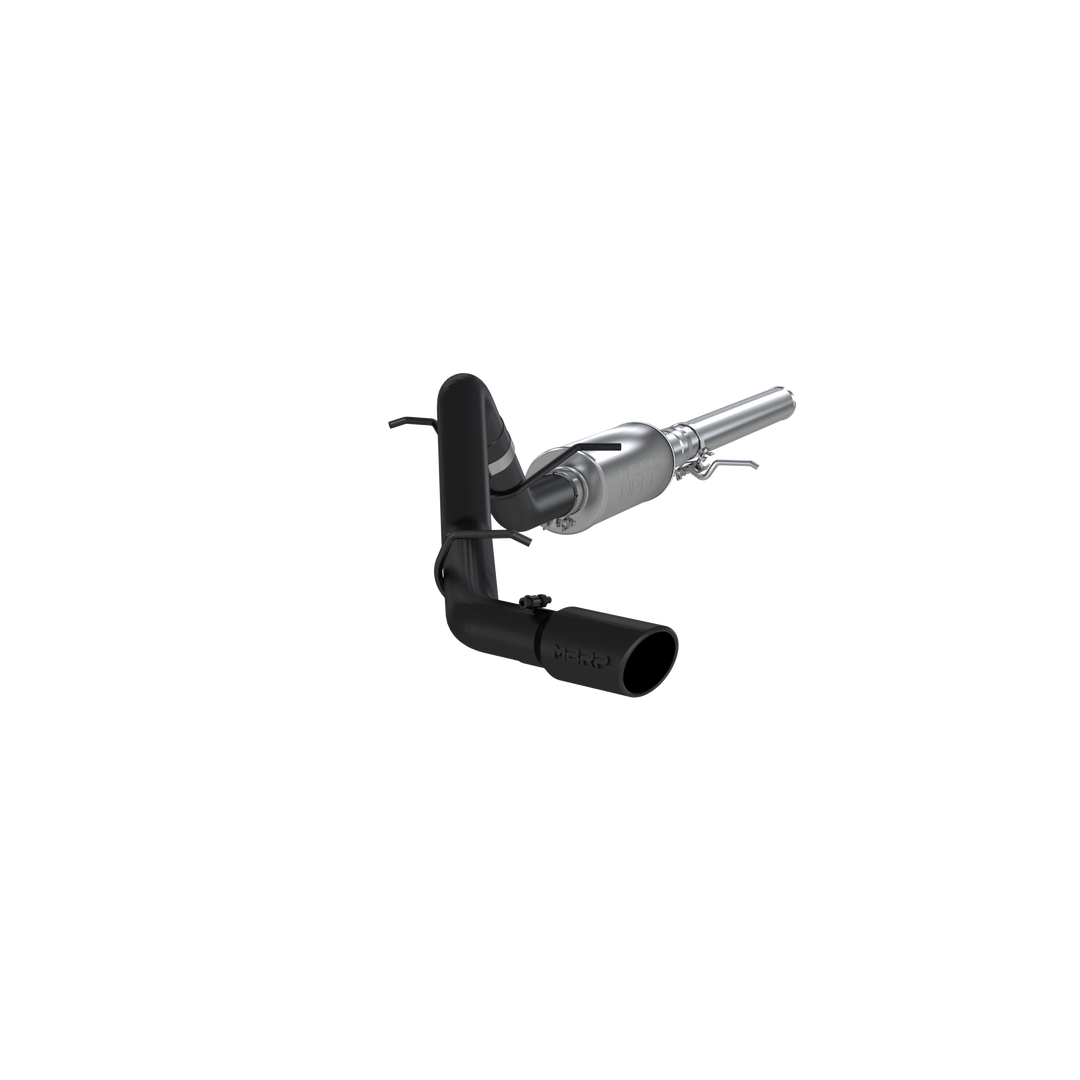 MBRP 3" Cat Back Exhaust System Single Side Exit Black Coated For 14-18 Silverado/Sierra 1500 S5080BLK