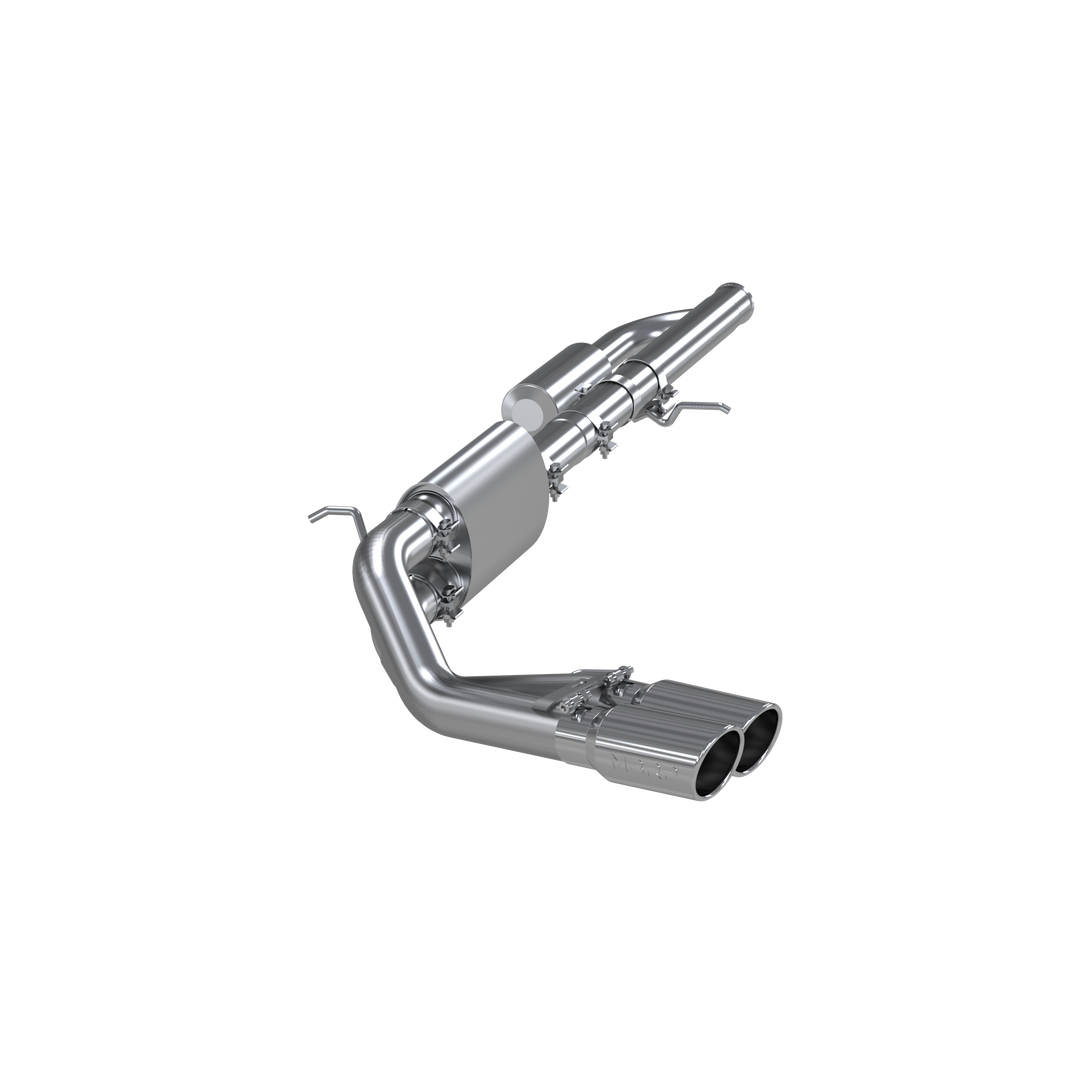 MBRP 3" Cat Back Exhaust Pre-Axle Dual Outlet T409 Stainless Steel For 09-18 Silverado/Sierra 1500 4.3L S5081409