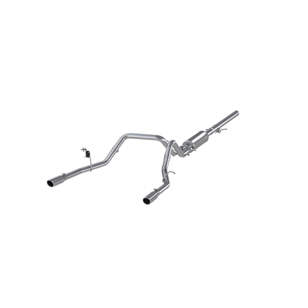MBRP 3" Cat Back Exhaust System Dual Split Rear T409 Stainless Steel For 14-18 Silverado/Sierra 1500 S5084409